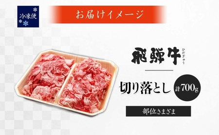 飛騨牛 切り落とし 計700g 350g×2パック 和牛 黒毛和牛 国産 国産牛 肉 牛肉 普段使い 炒め物 牛丼 冷凍 小分け 便利 手軽 グルメ カレー ビーフシチュー 煮物 肉じゃが 送料無料 養老ミート 岐阜県 揖斐川町