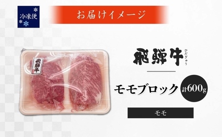 飛騨牛 モモ ブロック 計600g 300g×2p 和牛 黒毛和牛 赤身肉 牛肉 肉 塊肉 ローストビーフ ステーキ 厚切りステーキ カレー シチュー グルメ ギフト お取り寄せ 贈り物 送料無料 養老ミート 冷凍 岐阜県 揖斐川町