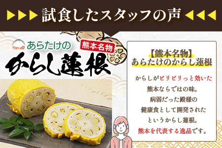 【熊本名物】からし蓮根 3本セット (約200g×3) 102-0504