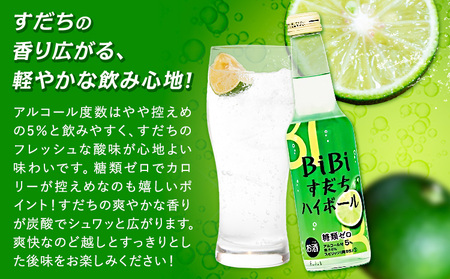 BiBiすだちハイボール 酒 12本