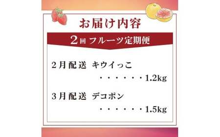 旬のフルーツ定期便 2回 Lコース フルーツ 定期便