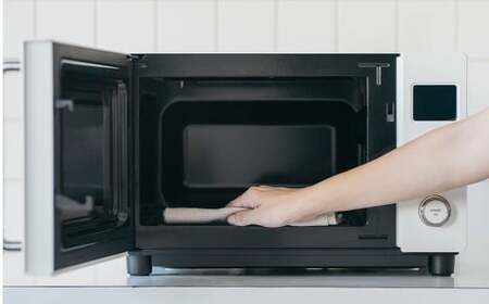 【ホワイト】 BALUMUDA The Range S KRN01JP-WH バルミューダ 電子レンジ レンジ おしゃれ コンパクト 調理道具 キッチン家電 電化製品 デザイン家電 白 東京都 武蔵野市