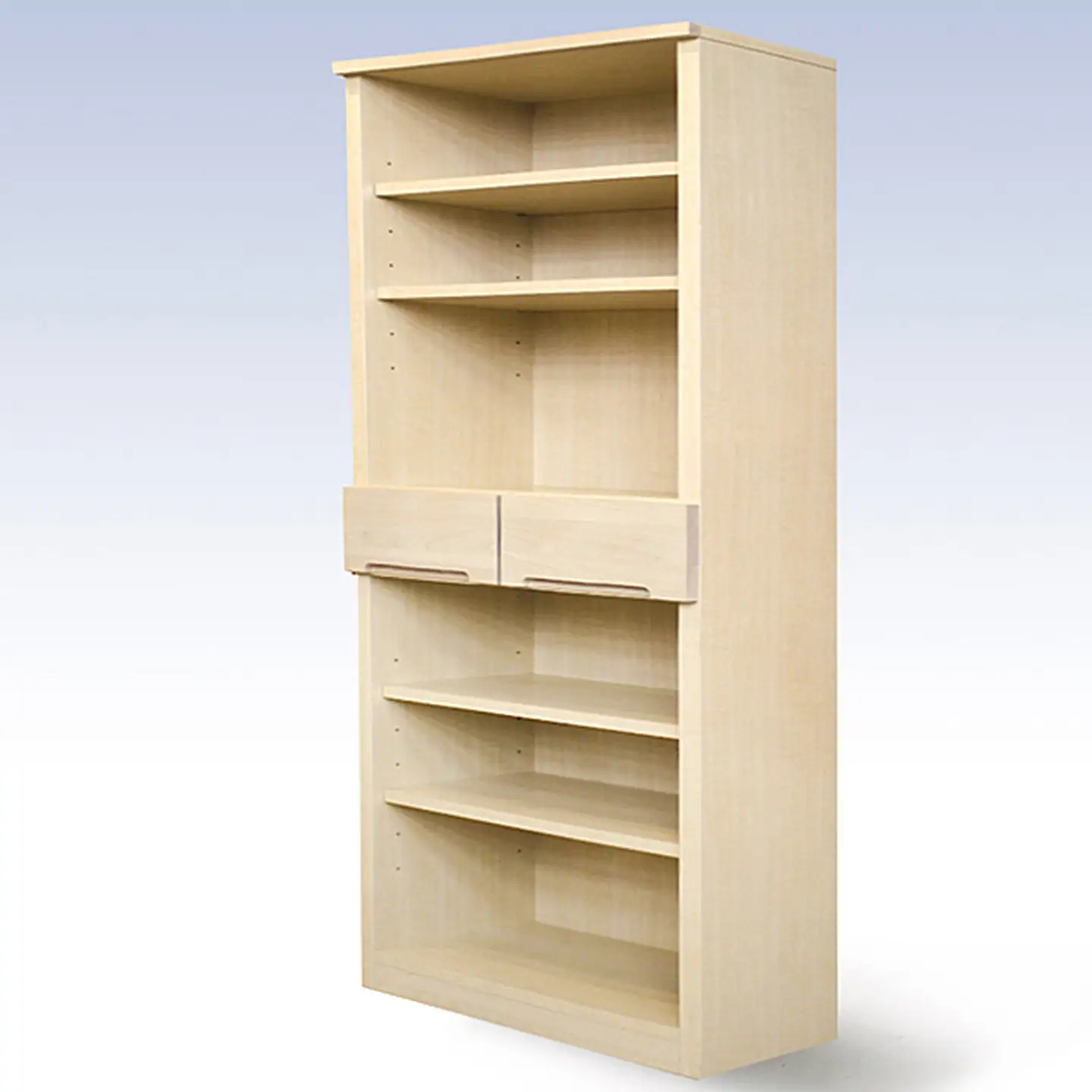 80書棚WH　無垢材を使用した書棚【諸富家具】：C132-010
