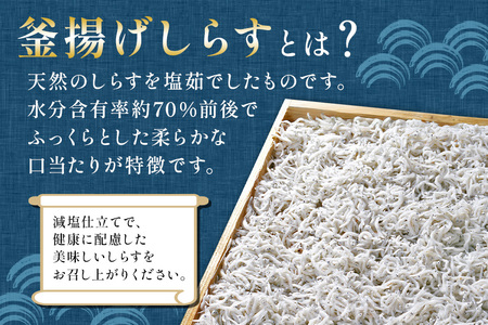 大津港水揚げの釜揚げしらす 500g（茨城県共通返礼品・北茨城市産） A78-005