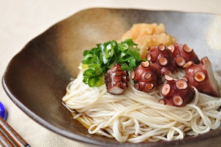 国産原料100％使用　淡路手延べそうめん「うずしおの華」18把　木箱入り