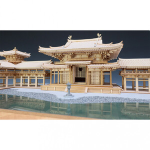 ウッディジョー　1/120　平等院鳳凰堂　木製模型キット