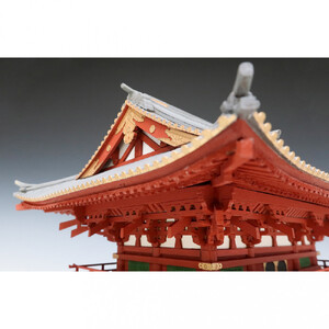 ウッディジョー　1/75　久能山東照宮　楼門　塗装タイプ　木製模型キット