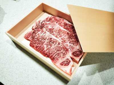 りんご和牛・信州牛　ロースステーキ 約150g×3枚 合計約450g
