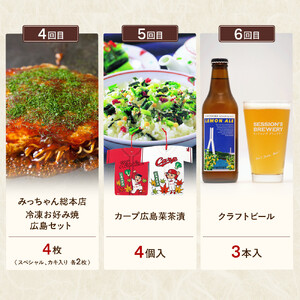 【定期便 全10回】ええじゃろひろしま便！　ぶちうま名物 詰合せ定期便B