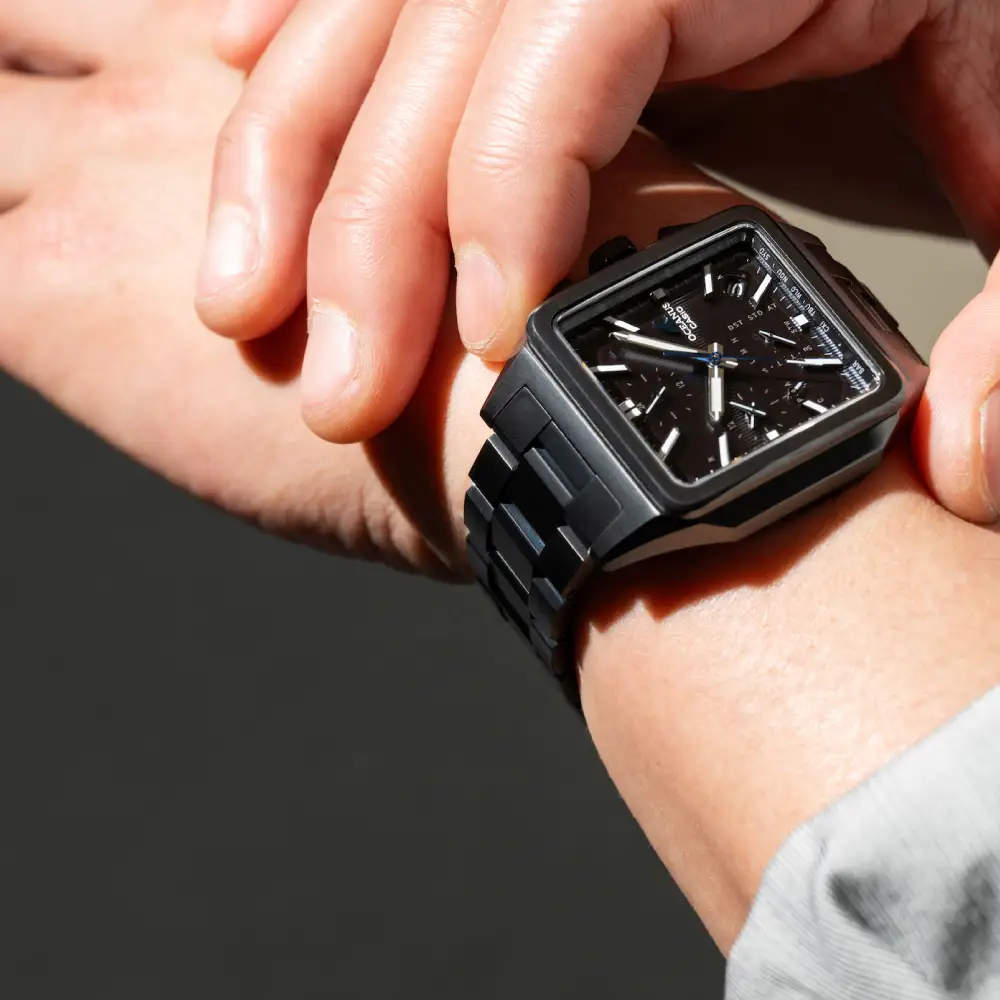 CASIO 腕時計 OCEANUS OCW-T5000B-1AJF 名入れ