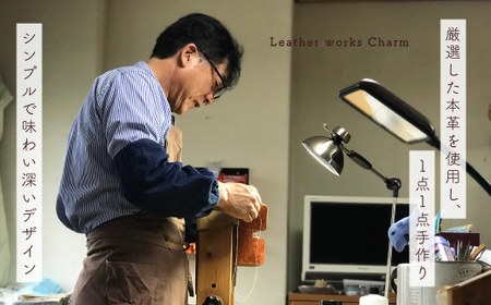 手縫いの本革「オリジナル キーケース ＆ ミニ財布」【カラー：ダークブラウン】上質 職人 手作り レザー 革 牛革 革製品 財布 小銭入れ 鍵 キー シンプル おしゃれ ギフト 贈り物 高知県 四万十市 四万十 しまんと 25-0025-D