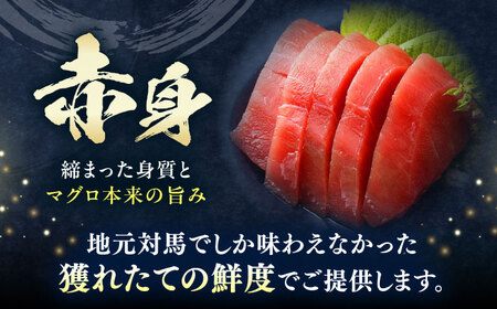 対馬産 本マグロ 赤身200g ≪対馬市≫【桐谷商店】 トロの華 対馬 新鮮 マグロ 赤身 鮪 刺身[WAQ111]