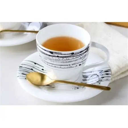 【NIKKO】ペアカップ＆ソーサーセット 「墨の瞬・拍」《ニッコー食器》(11116-CC00)【1381154】