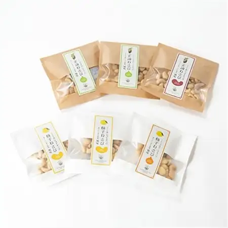 オリジナルナッツ【辛いものセット(6個)】 刺激がたまらない!正油わさび・柚子わさび味からお届け♪【1461577】