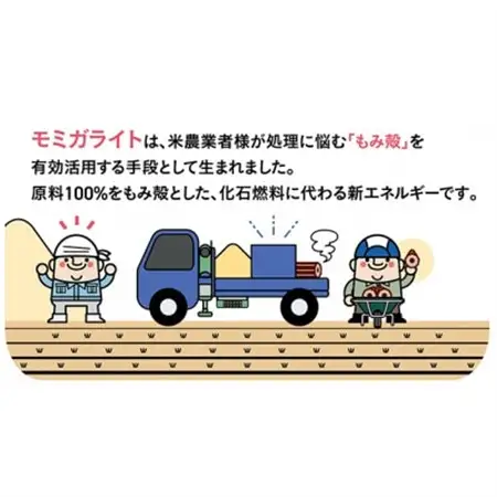 モミガライト もみ殻100%固形燃料 計10kg【配送不可地域：離島・沖縄県】【1681228】