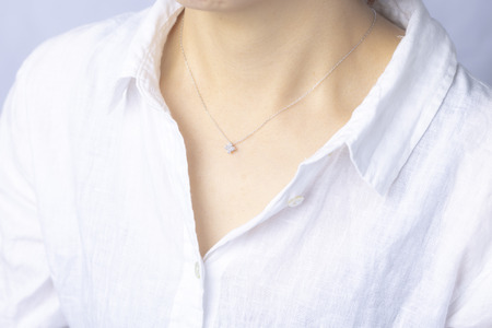 ダイヤモンド ネックレス 4ピース 0.25ct プラチナ ジュエリー ダイヤ PT 山梨 H-4863 SWCI018-pt