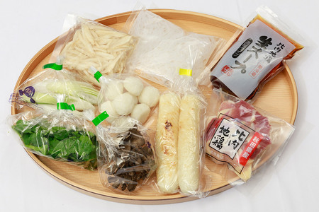【7月発送】きりたんぽ 佐田商店 の きりたんぽ鍋 セット 1人前 秋田 手作りきりたんぽ2本入 比内地鶏 冷蔵