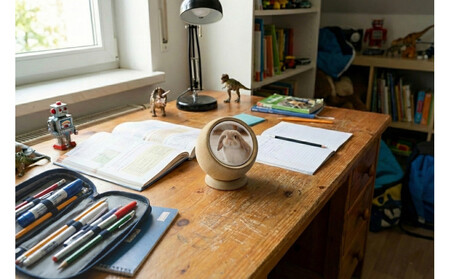 手元供養にも使える写真陶板付き宝物入れ「たまてまり」