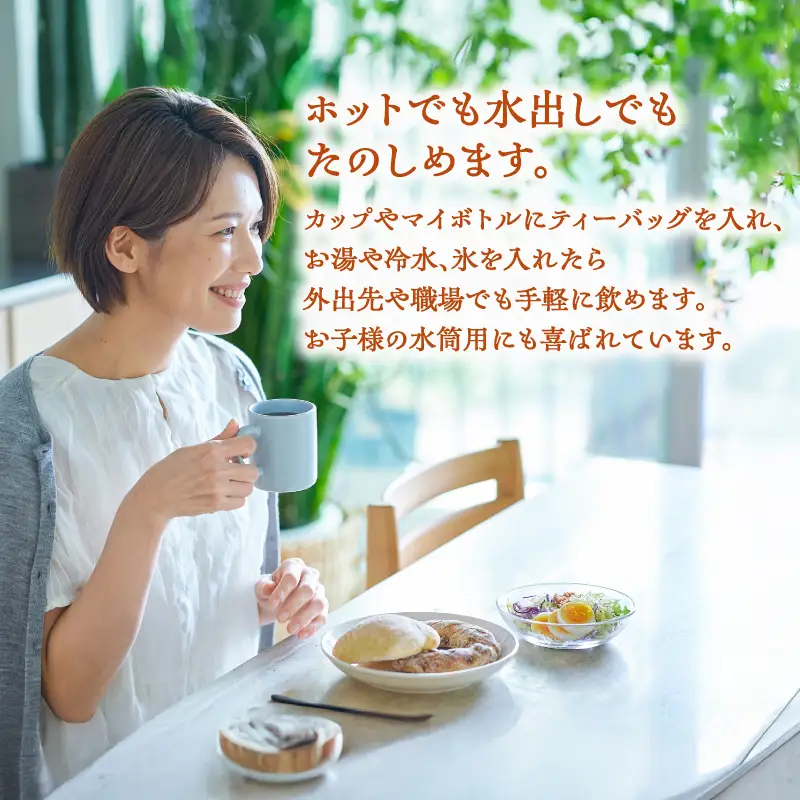 八女茶ほうじ茶ティーバッグ3g×20包【メール便】 国産 ほうじ茶 八女茶 お茶 ホット 水出し 手軽 ティーバック 福岡県 八女市 ポスト投函 簡易包装 訳あり 209-008