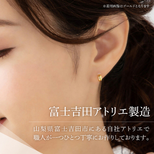 ピアス K18ポスト ピアス ハーフラウンド ゴールド jk202-2 アクセサリー