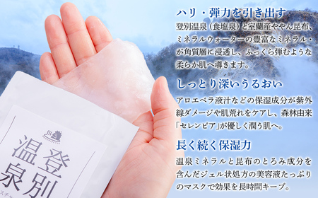 登別温泉 モイスチャーシートマスク25mL×30枚 MROQ018