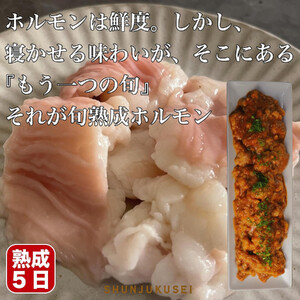 旬熟成　ホルモン　味噌漬け　600g　【11100-2216】