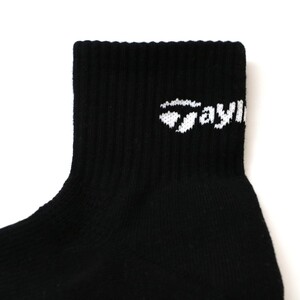 【14営業日以内に発送】 テーラーメイド ショートソックス 1足 TL696【ブラック】 《 靴下 25センチ 26センチ 27センチ くつ下 ソックス テーラーメイド ショートソックス 抗菌 防臭 吸汗 速乾 ゴルフソックス 》【2501T14001_02】