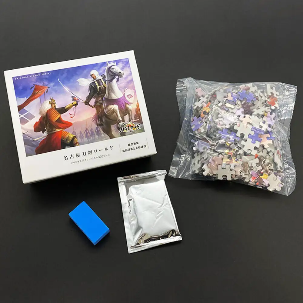 オリジナル【戦国武将ジクソーパズル】龍虎激突-上杉・武田- 300ピース／名古屋刀剣博物館