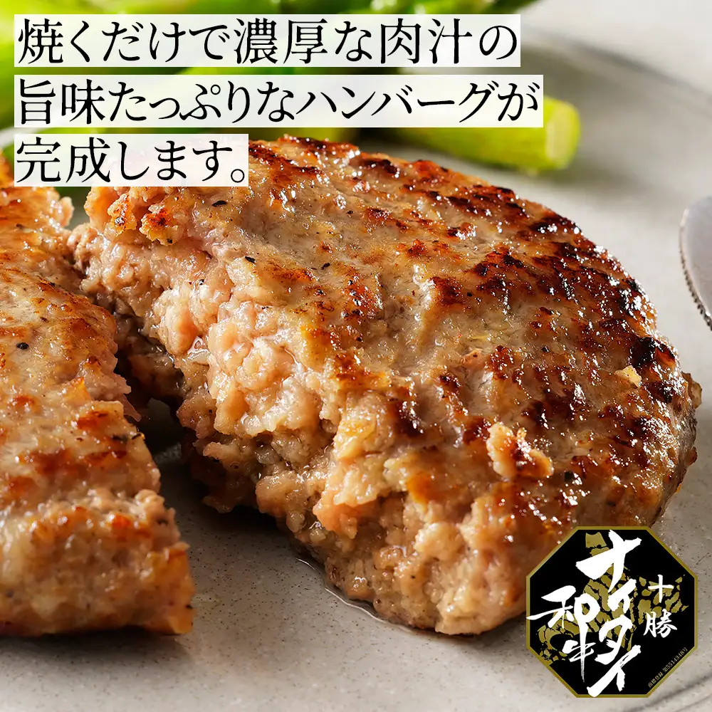 十勝ナイタイ和牛 ビーフ&ポーク ハンバーグ 120g×20個 高評価ハンバーグ 国産 北海道 牛 豚 肉 牛肉 豚肉 国産牛 国産豚 和牛 5・4等級 黒毛和牛 合い挽き 合挽 人気 お取り寄せ ギフト 冷凍ハンバーグ