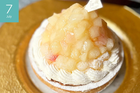 タルト 夏タルトA 1ホール 12cm 3回 定期便 夏香 白桃 マンゴー [心優-Cotoyu sweets- 長崎県 平戸市 hr42bjo490184]