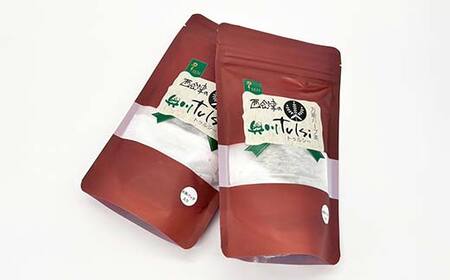 聖なるハーブティー「トゥルシーティー」お茶パックタイプ 20P入り 花 ハーブ ノンカフェイン 福島県 西会津町 飲料 F4D-2180