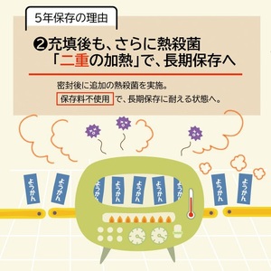 a11-174　【長期保存5年】駿河湾深層水仕込み 防災羊羹 15個入×3袋（合計45個）