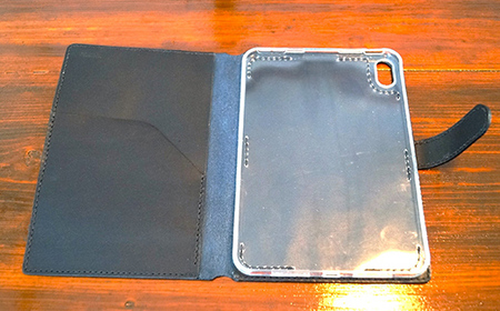 本革製手帳型iPad miniカバー （iPad mini６用）グリーン  ファッション F6L-1316