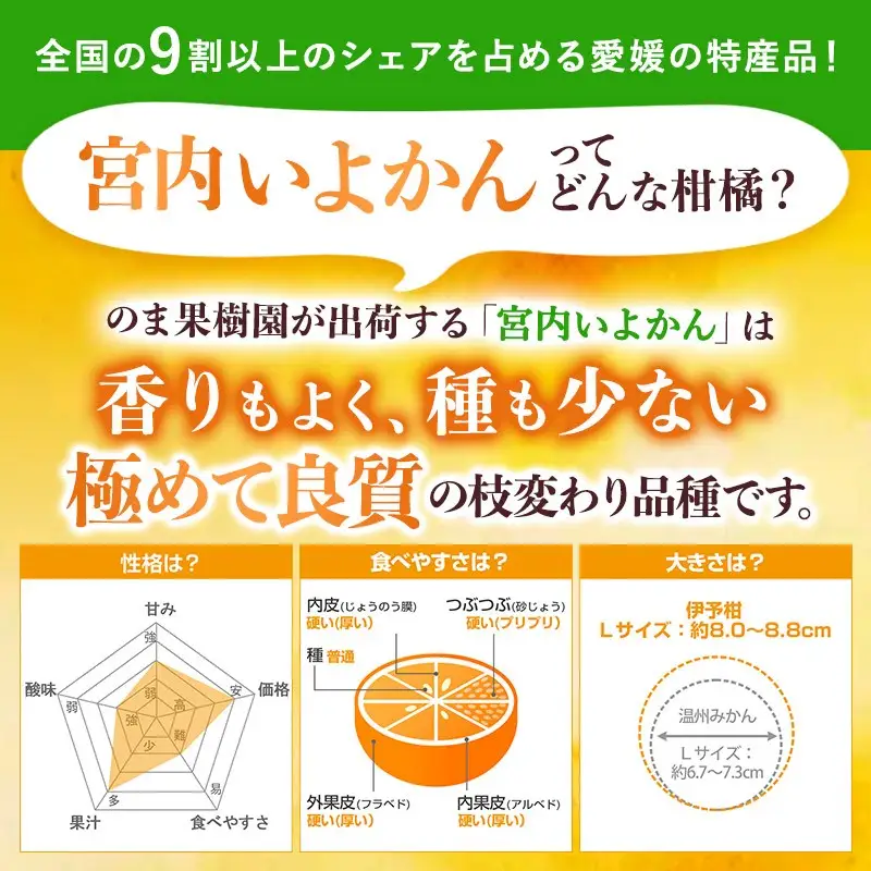 【先行予約】いよかんバラ詰め（5kg）