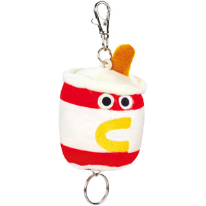 ぬいぐるみ リール付き キーホルダー ZRNK1 バーガーコンクス ドリンク BURGER CONX 奈良県奈良市 4-180 683695