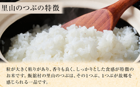 【3か月定期便】令和7年産 飯舘村産 里山のつぶ 5kg (精米)　ITTAF003