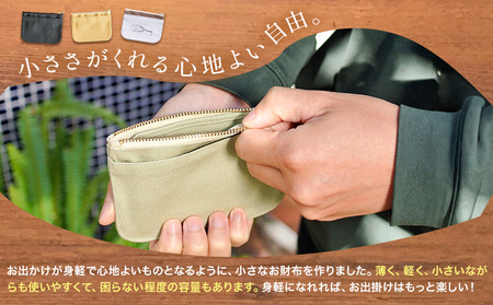ミニ財布 デニム淡色　財布