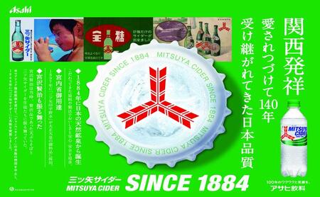 炭酸 三ツ矢サイダー 500ml × 24本 ( 1ケース ) ペットボトル 飲料 炭酸飲料 飲み物 ドリンク ジュース 三ツ矢 サイダー まとめ買い 箱 買い ケース ミツヤサイダー 送料無料 アサヒ飲料 兵庫 兵庫県 明石市