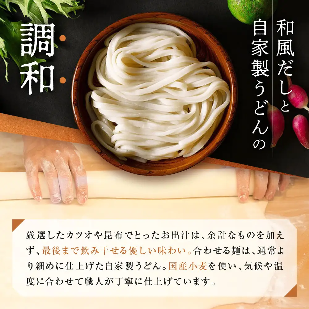 【京阪百貨店】名代おめん 九条ねぎとお揚げの京たぬき5食入り｜京都 うどん 名店 冷凍うどん 人気セット
