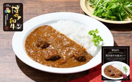 博多和牛 本格カレー 5個セット ／  レトルトカレー カレー 本格カレー レトルト カレーライス 和牛 お肉 肉 にく ニク 牛 簡単 詰合せ セット