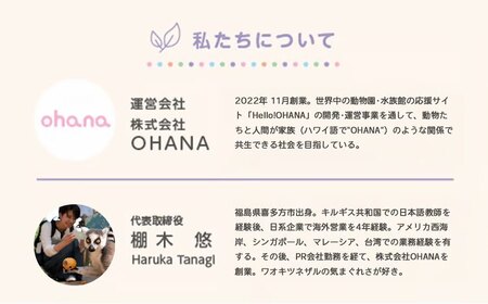 【動物推し活サービス】全国の動物たちに"喜多方の農産品"をプレゼント！〜動物デザインの「食事動画」「トートバッグ」が付いてきます〜　[カラー:レモン]　【 07208-0729-A】
