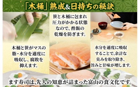 冷凍キットトロ炙ります寿司フルセット とろ炙り マス寿司 寿司ケーキ 押し寿司 食育 体験 簡単 自宅 家庭 手作り 夏休み 体験 笹寿司 木桶 魚 伝統 和食 富山名物 お取り寄せ ます寿司屋 ヒロ助 送料無料 富山県 黒部市