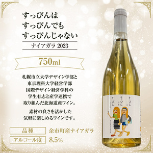 ワイン 飲み比べ  NARI-YUKI Petillant Blanc ナイアガラ 2024　すっぴんはすっぴんでもすっぴんじゃない ナイアガラ 2023　750ml 各1本 [ ワイン お酒 果実酒 北海道産  国産ぶどう]