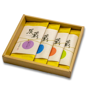 特上煎茶 創業100周年記念茶 辰蔵シリーズ 4種セット 100g×4袋 初摘み新茶 4銘柄 飲み比べ 一番茶 老舗 村松園 贈答 お祝 手土産 ギフト 飲料 お茶 緑茶 静岡県 富士市 [sf002-587]