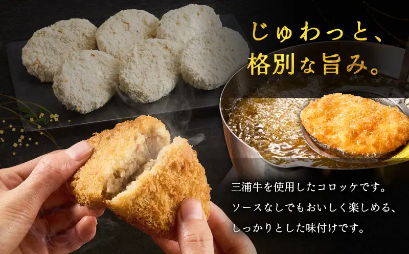 三浦牛切り落とし ・ 三浦牛コロッケ 詰め合わせセット M082-001 肉 牛肉 冷凍