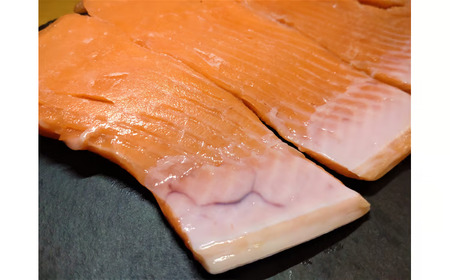 トキシラズ　切り身　500g以上　冷凍生【時知らず　ときしらず　鮭　サケ　さけ　海産物　海鮮　北海道産　国産　贈答　簡単　便利　お手軽】(AM0009)