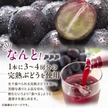 【2026年発送】ぶどうジュース 1000ml 2本 食べる感覚【無添加・無糖】100%ストレート【配送不可地域：離島】【1210537】
