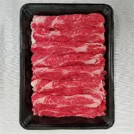 【小林牧場の甲州ワインビーフ】薄切りセット(ロース500g・カタロース500g)【配送不可地域：離島】【1234406】