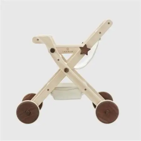 ひのきのおもちゃIKONIH(アイコニー)の知育玩具　ドールバギー【1450425】