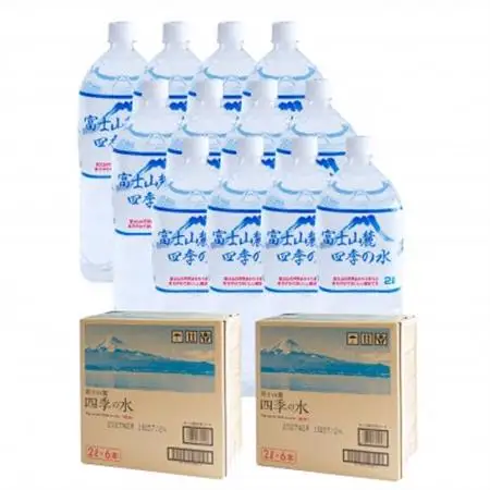 ミネラルウォーター　富士山麓四季の水 2L×12本(軟水)　ペットボトル飲料【1253755】